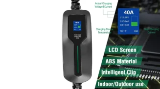 40Amp EV Charger Level 2, 25ft NEMA 14-50 9.6KW Portable Electric Vehicle Charging Station - Image 2