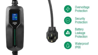 40Amp EV Charger Level 2, 25ft NEMA 14-50 9.6KW Portable Electric Vehicle Charging Station - Image 5